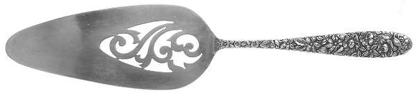 Southern Rose (Sterling, 1933) Solid Pierced Pie Server