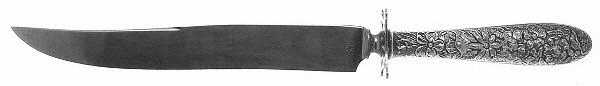 Southern Rose (Sterling, 1933) Small Steak Carving Knife with Stainless Blade