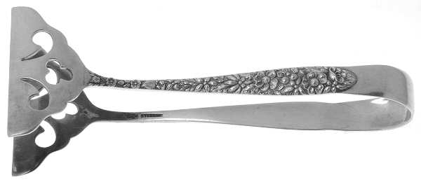 Southern Rose (Sterling, 1933) Solid Individual Asparagus Tongs