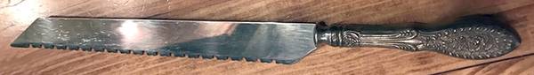 Valenciennes (Sterling, 1938) Bread Knife with Stainless Blade