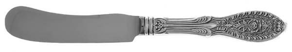 Valenciennes (Sterling, 1938) Butter Spreader Hollow Hdl-Paddle/Stainless Blade