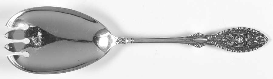 Valenciennes (Sterling, 1938) Solid Salad Serving Fork