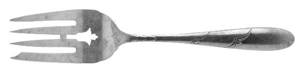 Vogue (Sterling, 1932) Small Solid Cold Meat Serving Fork