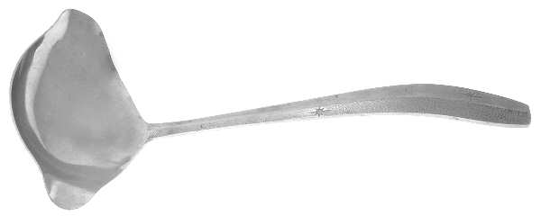 MHO10 (STAINLESS) Solid Gravy Ladle