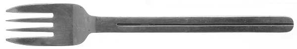 Accent-Black (Stainless) Individual Salad Fork
