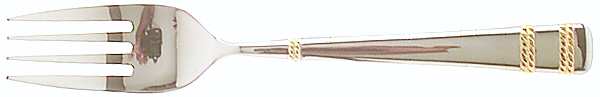 Amore d'Oro (Stainless, Gold Accents) Individual Salad Fork