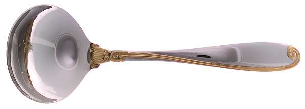 Ambrose Gold (Stainless, Gold Accent) Solid Gravy Ladle
