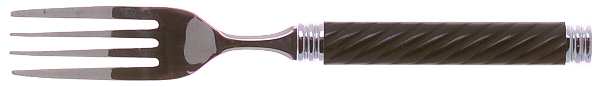 Braid-Black (Stainless, Black) Individual Salad Fork