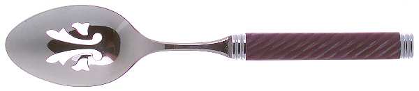 Braid-Heather (Stainless) Pierced Tablespoon (Serving Spoon)