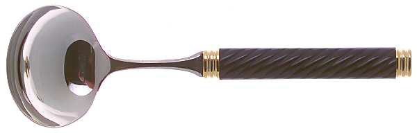 Braid-Lapis (Metallics, Gold Accent) Solid Gravy Ladle