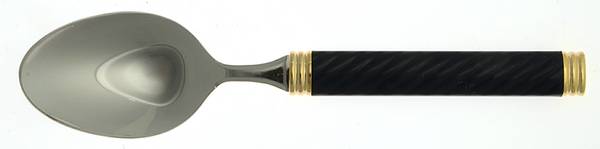 Braid-Lapis (Metallics, Gold Accent) Place/Oval Soup Spoon