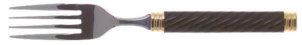 Braid-Onyx (Metallics, Gold Accent) Individual Salad Fork