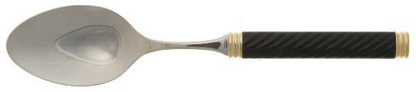 Braid-Onyx (Metallics, Gold Accent) Tablespoon (Serving Spoon)