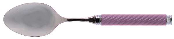 Braid-Powder Pink (Stainless) Tablespoon (Serving Spoon)