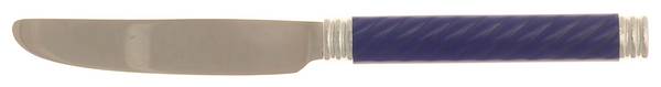 Braid-Primary Blue (Stainless) Hollow Handle Youth Knife