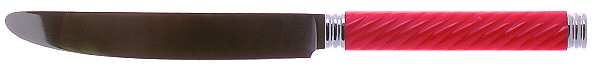Braid-Primary Red New French Hollow Knife