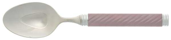 Braid-Rose Quartz (Stainless) Place/Oval Soup Spoon