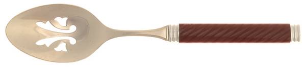 Braid-Ruby (Stainless) Pierced Tablespoon (Serving Spoon)