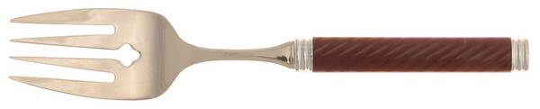 Braid-Ruby (Stainless) Large Solid Cold Meat Serving Fork