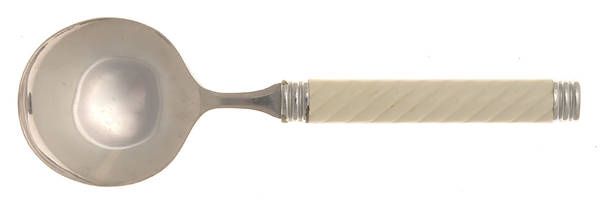 Braid-Snow (Stainless) Round Bowl Soup Spoon (Cream Soup)