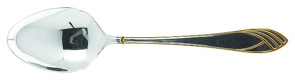 Cathedral Gold (Stainless, Gold Accent) Tablespoon (Serving Spoon)