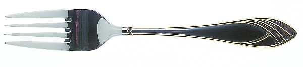 Cathedral Gold (Stainless, Gold Accent) Individual Salad Fork