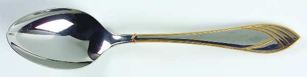 Cathedral Gold (Stainless, Gold Accent) Place/Oval Soup Spoon
