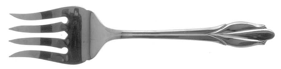Chapelle (Stainless) Medium Solid Cold Meat Serving Fork