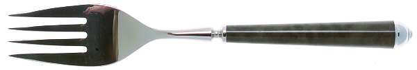 Claridge-Black Marble (Stainless) Large Solid Cold Meat Serving Fork