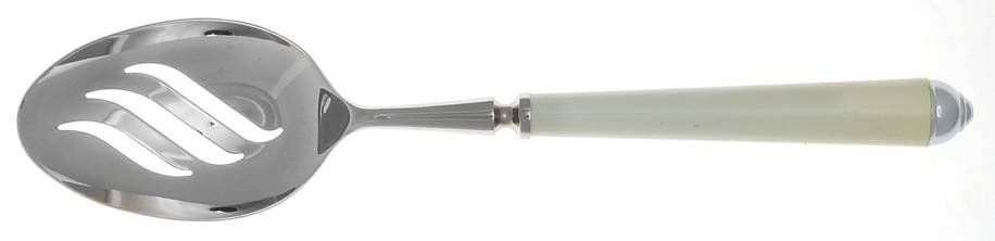 Claridge-Ivory (Stainless) Pierced Tablespoon (Serving Spoon)