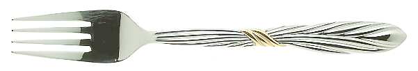 Corda D'Oro (Stainless, Gold Accent) Fork