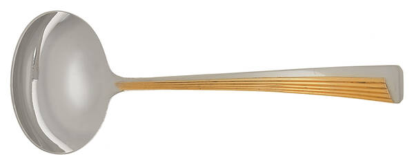 Corinthian Gold (Stainless, Gold Accent) Solid Gravy Ladle