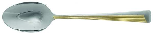 Corinthian Gold (Stainless, Gold Accent) Place/Oval Soup Spoon