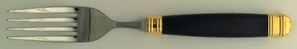 Continental-Black (Stainless-Gold Accent) Fork
