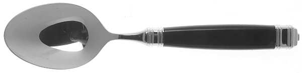Continental-Black (Stainless, No Gold) Tablespoon (Serving Spoon)