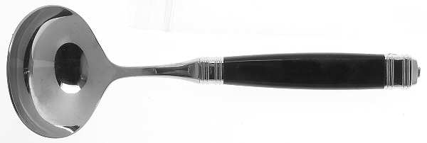 Continental-Black (Stainless, No Gold) Solid Gravy Ladle