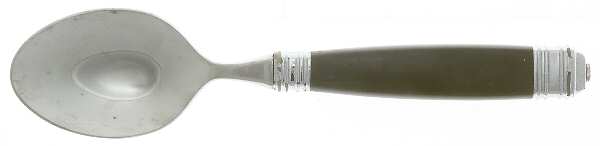 Continental-Black (Stainless, No Gold) Teaspoon