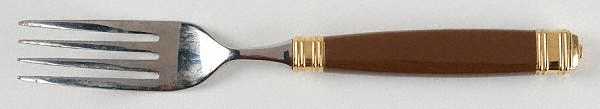 Continental-Brown (Stainless-Gold Accent) Fork