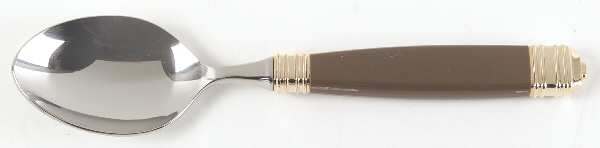 Continental-Brown (Stainless-Gold Accent) Teaspoon