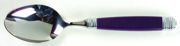 Continental-Eggplant(Stainless, No Gold) Place/Oval Soup Spoon