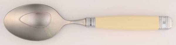 Continental-Ivory (Stainless, No Gold Accent) Place/Oval Soup Spoon