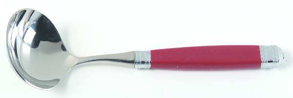 Continental-Primary Red (Stainls) Solid Gravy Ladle