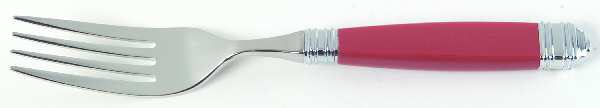 Continental-Primary Red (Stainls) Individual Salad Fork