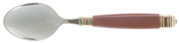 Continental-Raspberry (Stainless-Gold Accent) Teaspoon