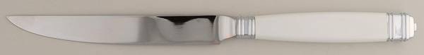 Continental-White (Stainless) Individual Steak Knife Hollow Handle