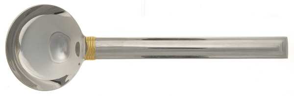 Deco (Stainless-Gold Accent, Japan) Solid Gravy Ladle