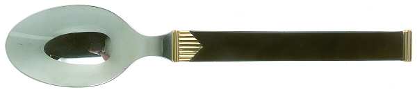 Direction (Stainless-Black-Gold) Place/Oval Soup Spoon