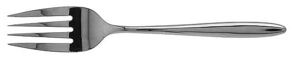 Dune (Stainless) Medium Solid Cold Meat Serving Fork
