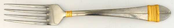 Ensign Gold (Stainless, Gold Accent) Individual Salad Fork