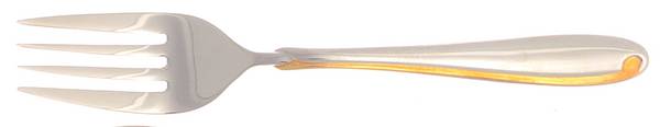 Estasi (Stainless, Gold Accent) Youth Fork